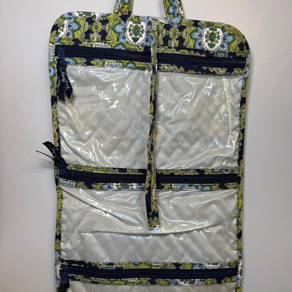 Vera Bradley Cambridge Paisley Hanging Travel Organizer Quilted Toiletry Bag - Picture 3 of 6